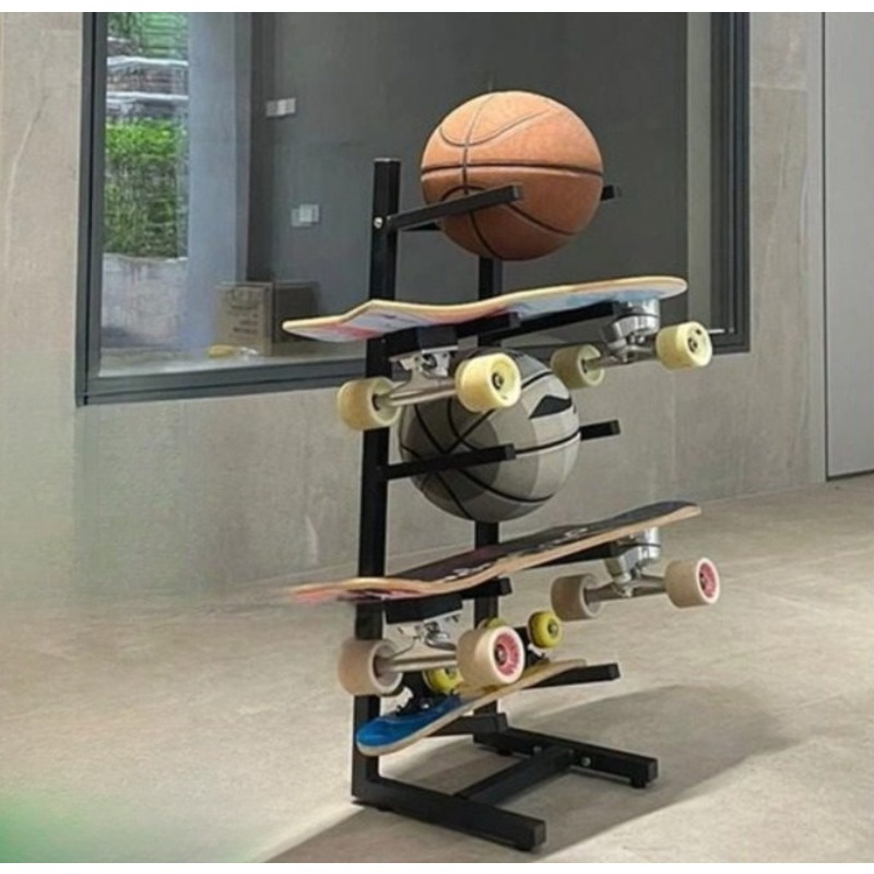 Sports Equipment Organizer Rack - رف معدات التزلج بتصميم متكامل لتخزين