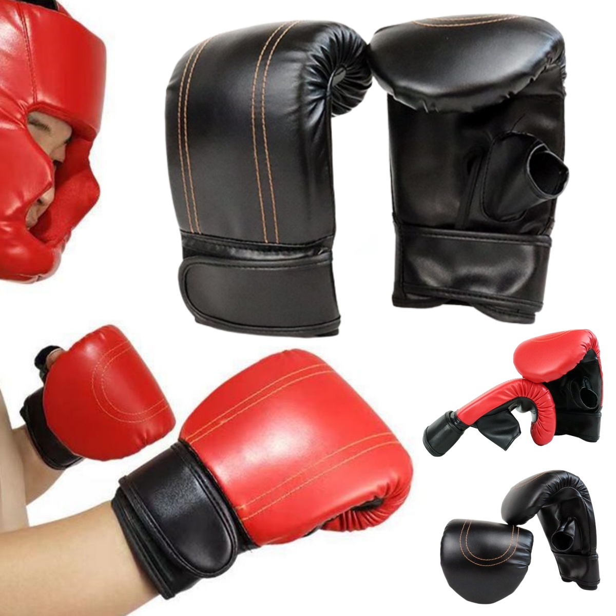 قفازات ملاكمة من الجلد الصناعي - مراجعة Boxing Glove Set وسعره
