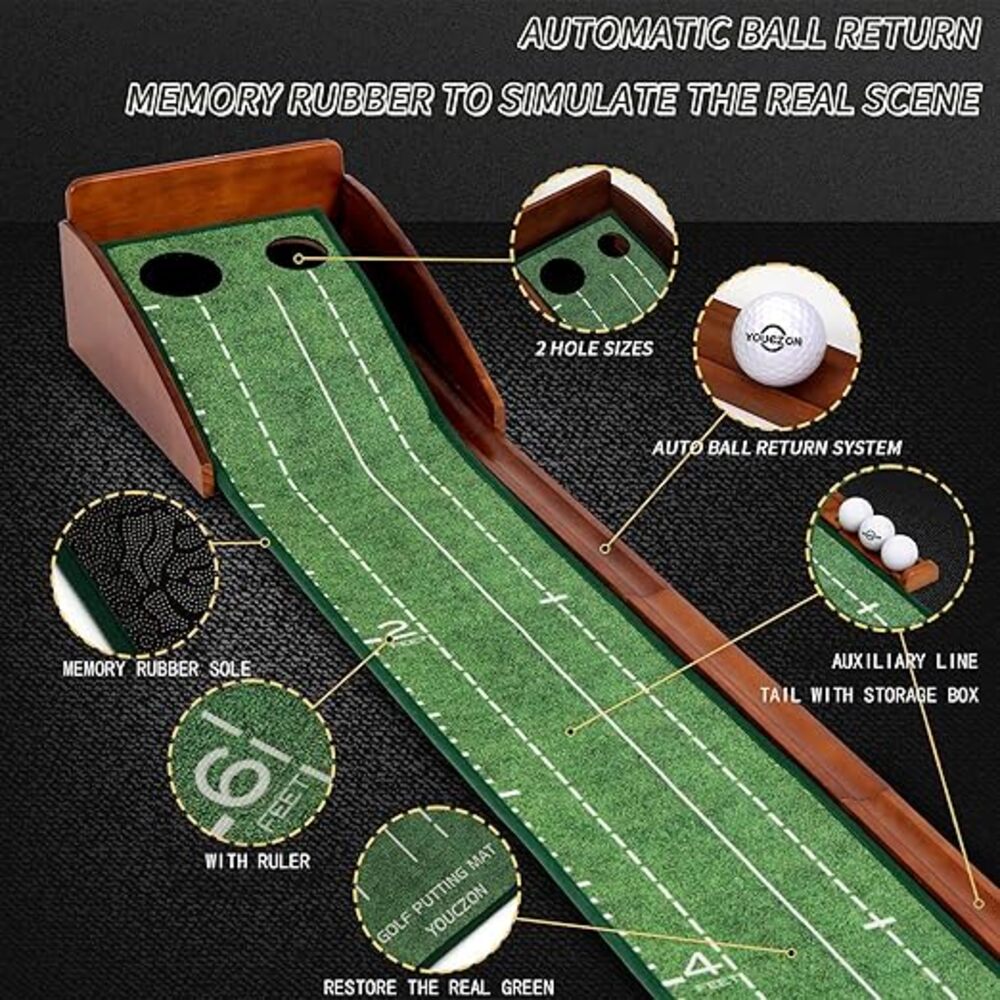 مجموعة أدوات تدريب الجولف المح - مراجعة Golf Putting Mat وسعره
