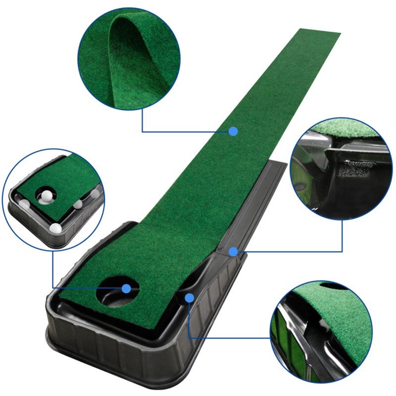 حصيرة الوضع: مثالية لمهارات ال - مراجعة Golf Putting Mat وسعره