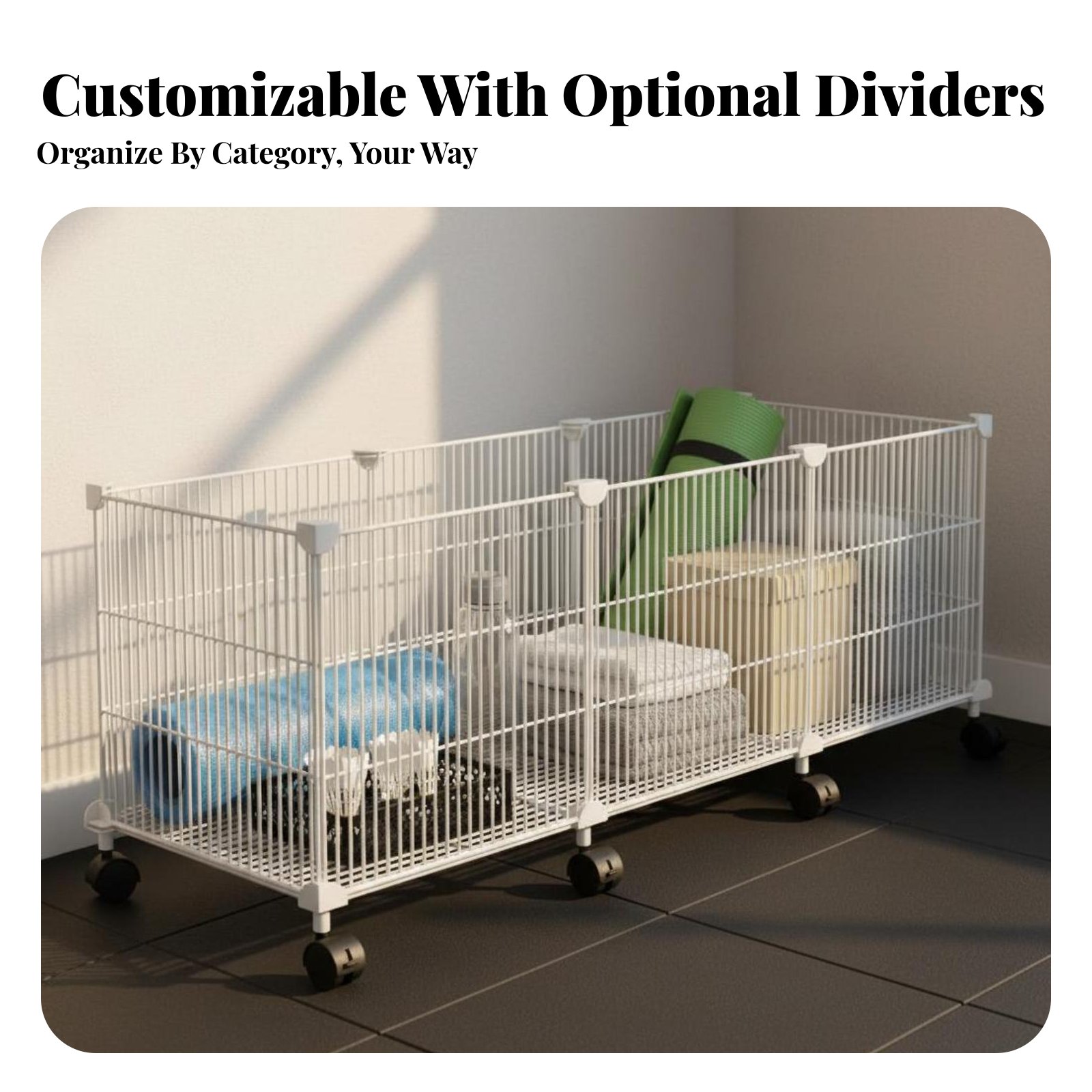عربة تخزين معدات رياضية متينة، - مراجعة Sports Equipment Organizer Rack وسعره