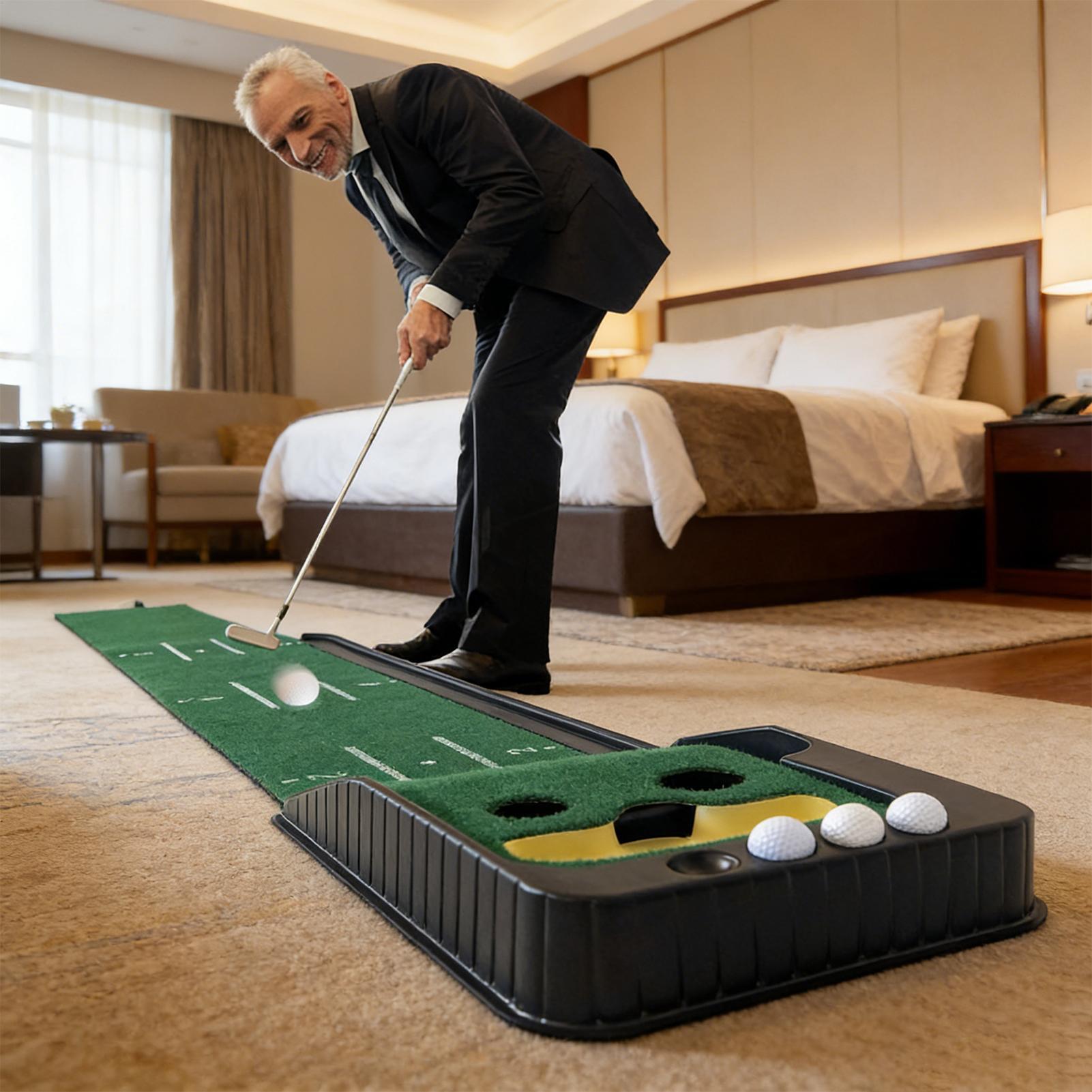 بساط تدريب الجولف الأخضر للتدر - مراجعة Golf Putting Mat وسعره