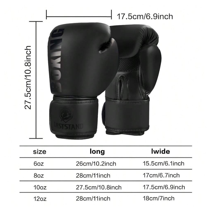 6 8 10 12oz الملاكمة التايلاند - مراجعة Boxing Glove Set وسعره