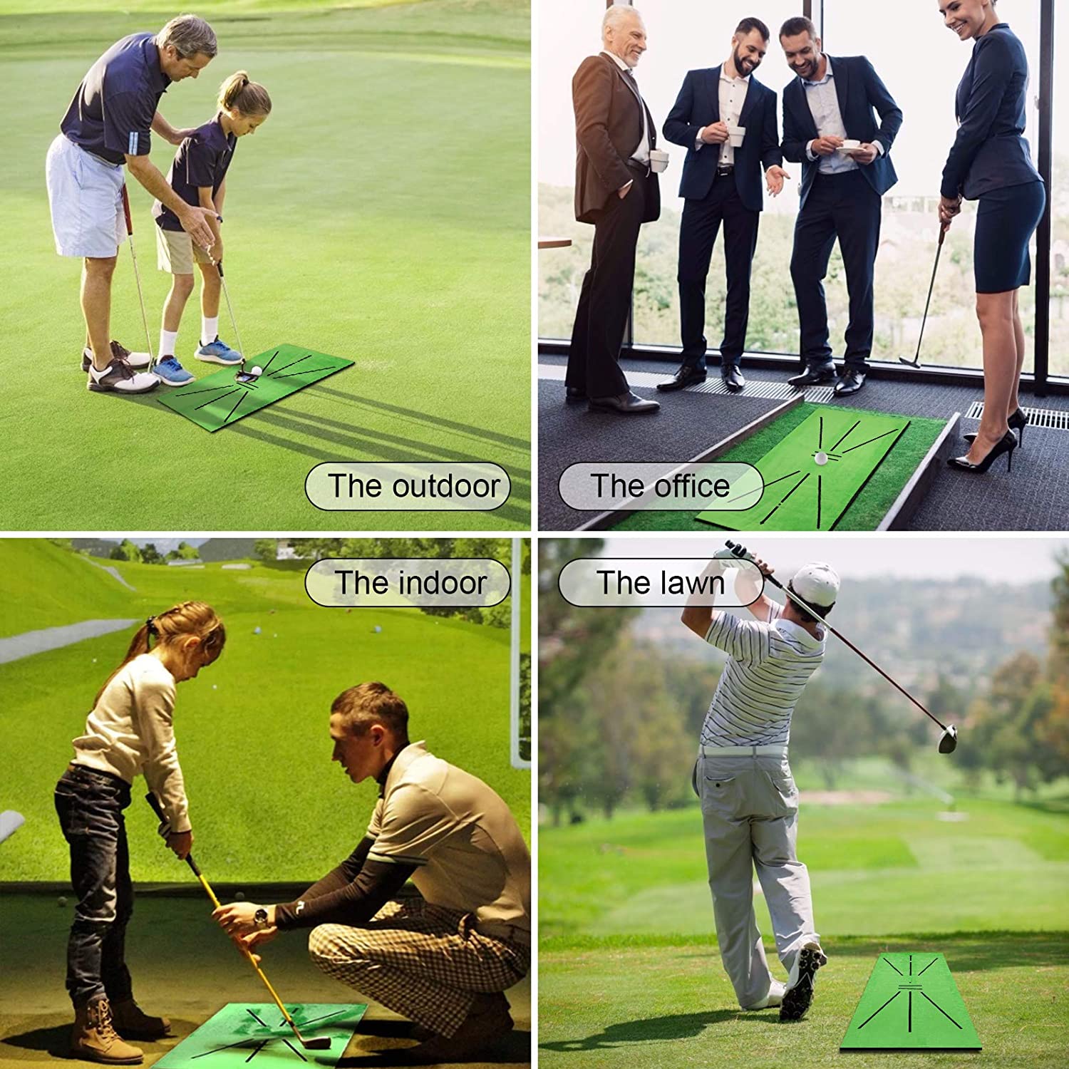 الاتجاه جولف سوينغ التدريب حصي - مراجعة Golf Putting Mat وسعره
