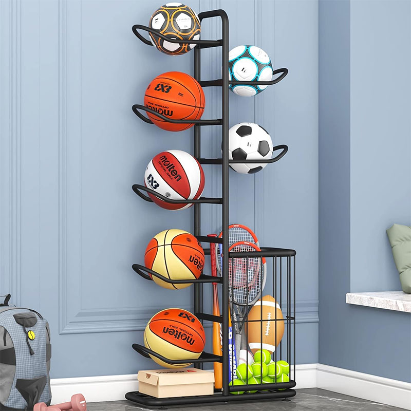 رف تخزين للكرات الرياضية، حامل - مراجعة Sports Equipment Organizer Rack وسعره
