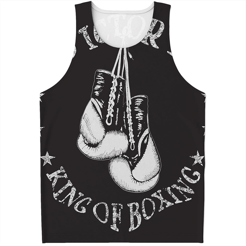 قفازات الملاكمة للرجال 3D مطبو - مراجعة Boxing Glove Set وسعره